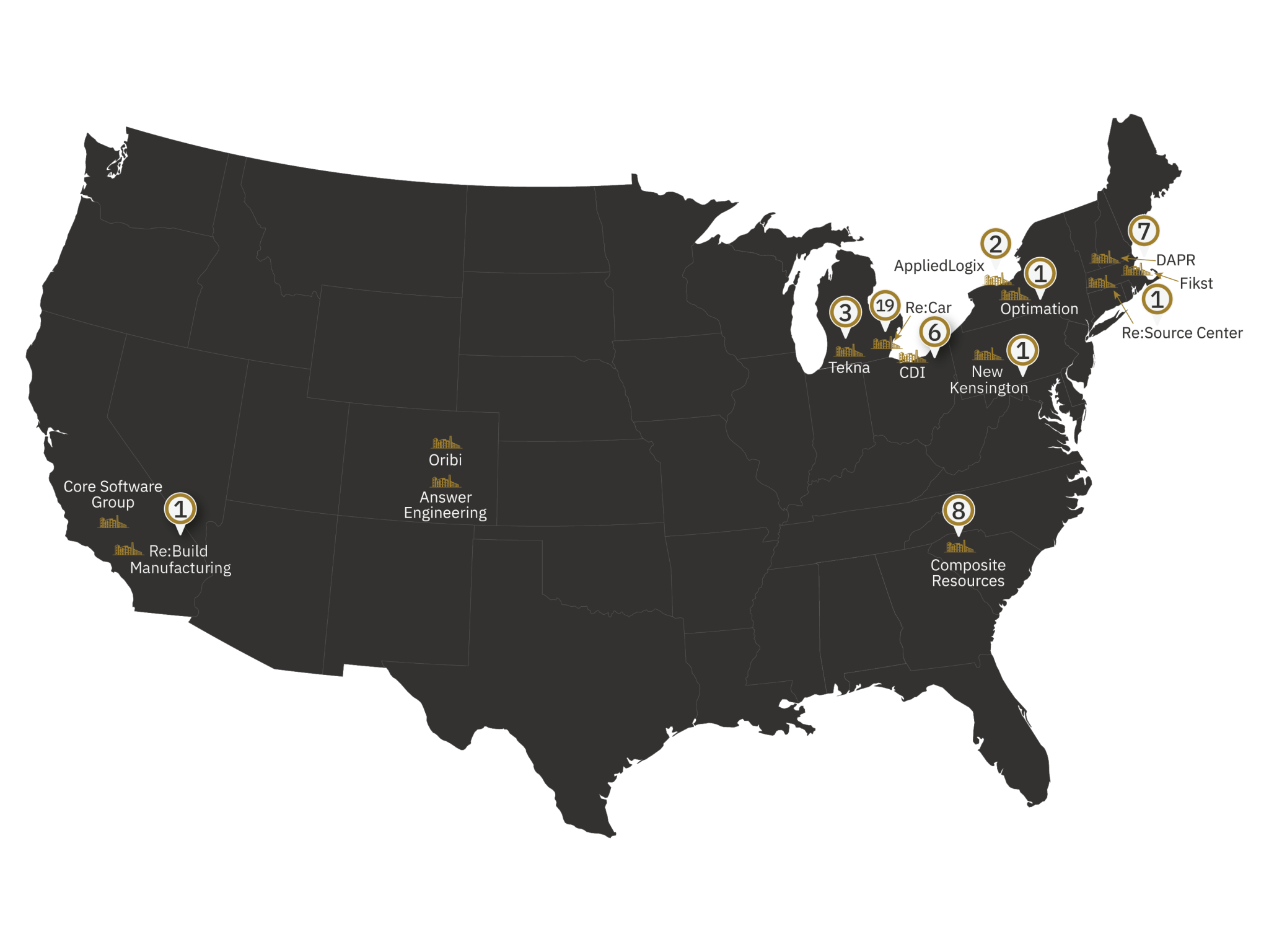 Re:Build's January 2024 New Hire Locations