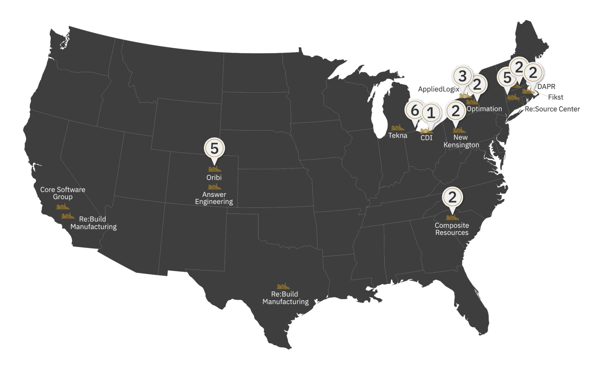 Re:Build's July 2023 New Hire Locations