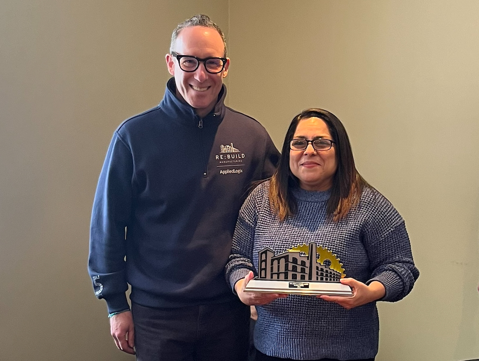 Raquel Rivera receives Re:Build Award