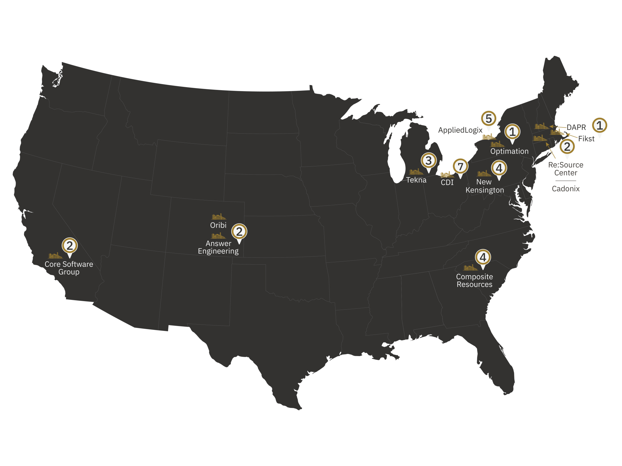 March 2025 New Hire Locations